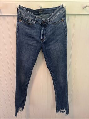 Abercrombie & Fitch Women's Harper Low Rise Ankle Jean